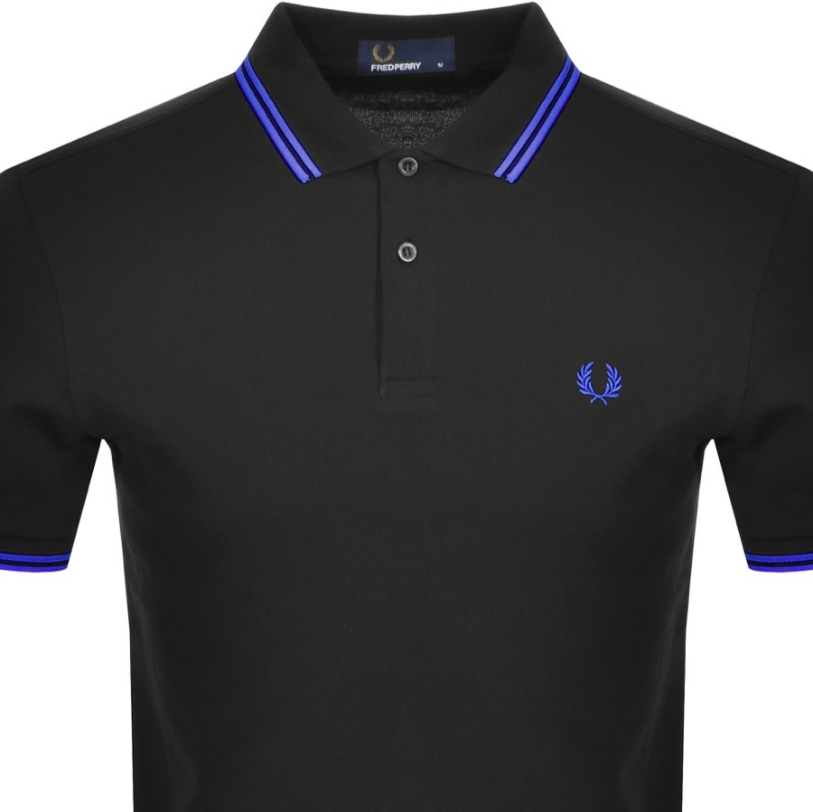 Alternative Image for ProductFred Perry Twin Tipped Polo T Shirt Black2